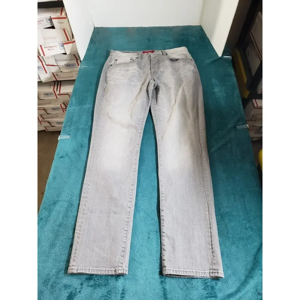 Lucky Brand Jeans Size 30x32 Mens Gray Pants Stretch 121 Heritage Slim Straight
